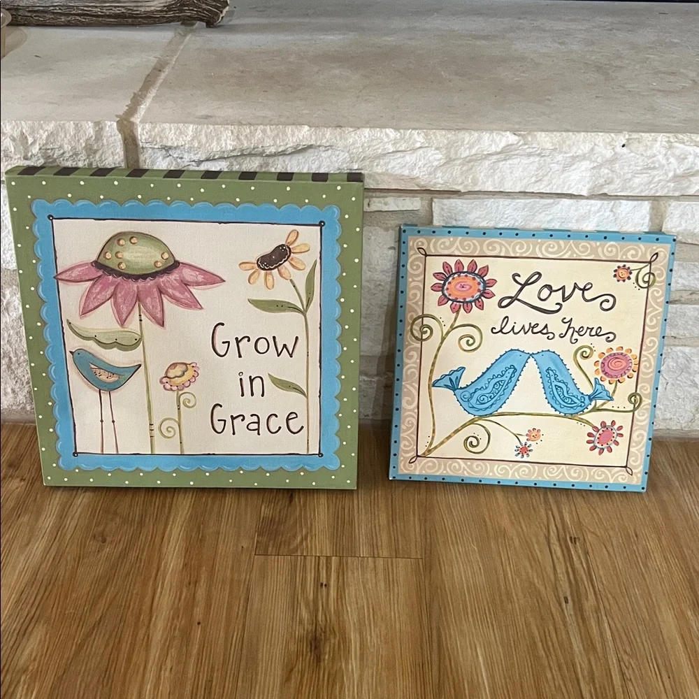 Two Beautiful canvas PICTURES